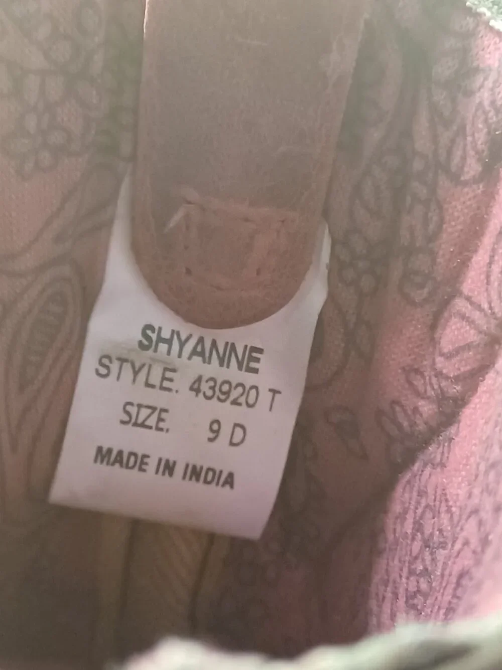 Shyanne Kids Western Boots Size 9 D